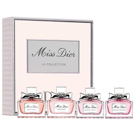 coffret les parfums dior miniatures|miss dior mini gift set.